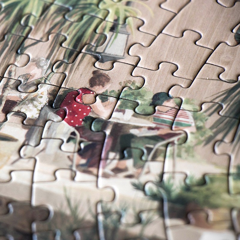 Round puzzle by Cinta Vidal